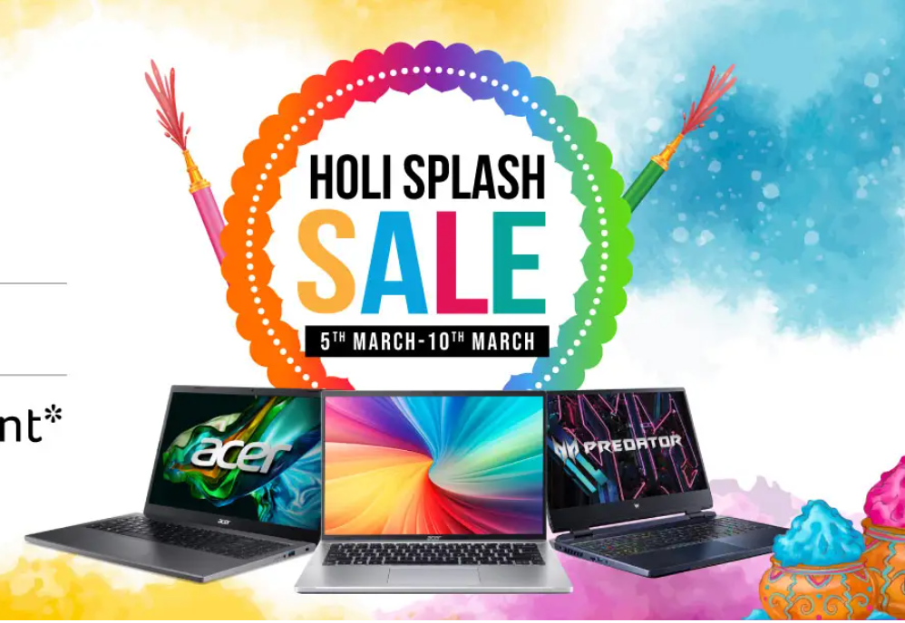 Acer Holi Spalsh Sale