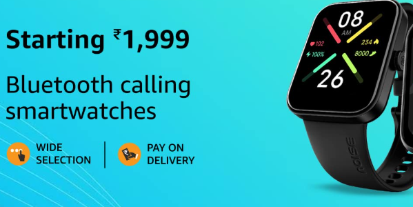 Smart Watches Starting At Rs.1999 On Amazon