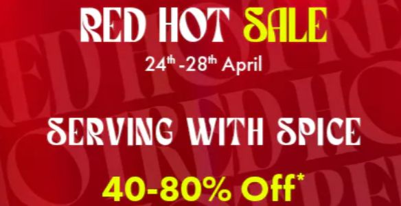 Red Hot Sale Get Upto 40% To 80% Off On Ajio