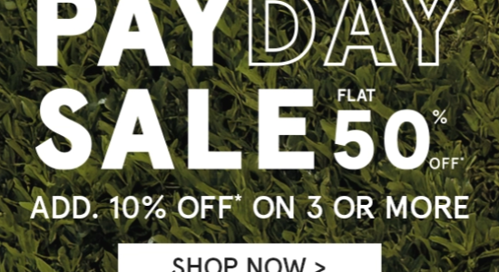Pay Day Sale Flat 50% Off On Pepe Jeans