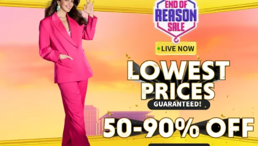 End Of Reason Sale 50% to 90% Off For Women On Myntra