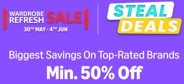 Wardrobe Refresh Sale Min 50% Off On Amazon