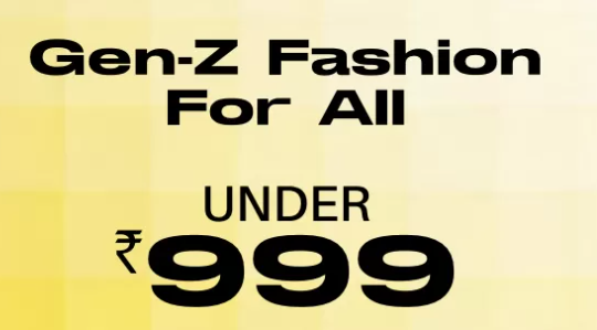 Gen Z Fashion Under Rs.999