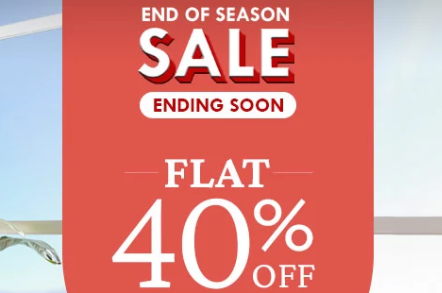 End Of Season Sale Flat 40% Off On Biba