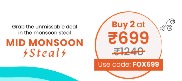 Mid Monsoon Steal Sale On Foxtale