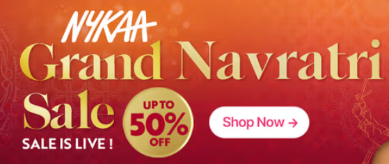 Grand Navratri Sale On Nykaa